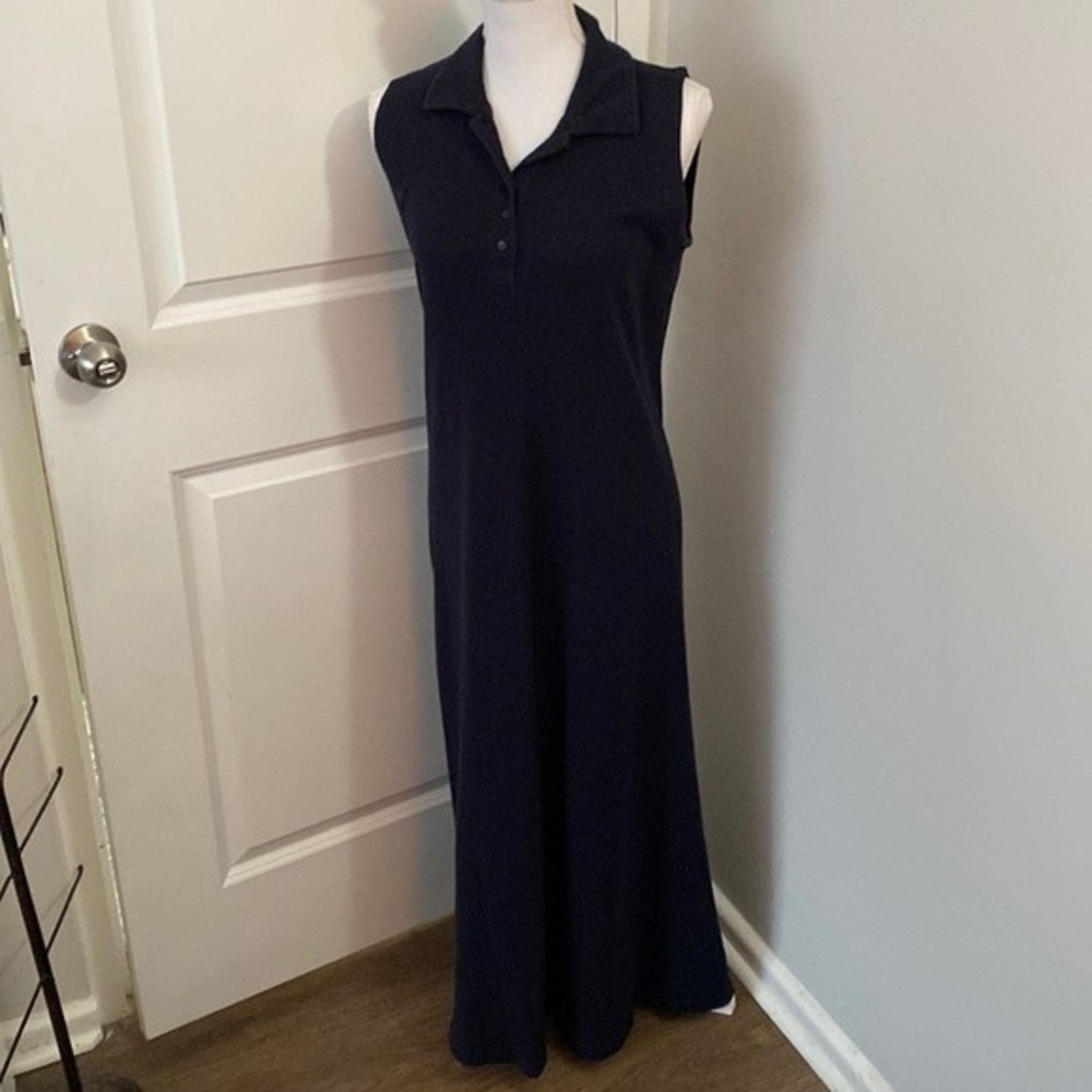 Long blue dress Willi Smith Collection